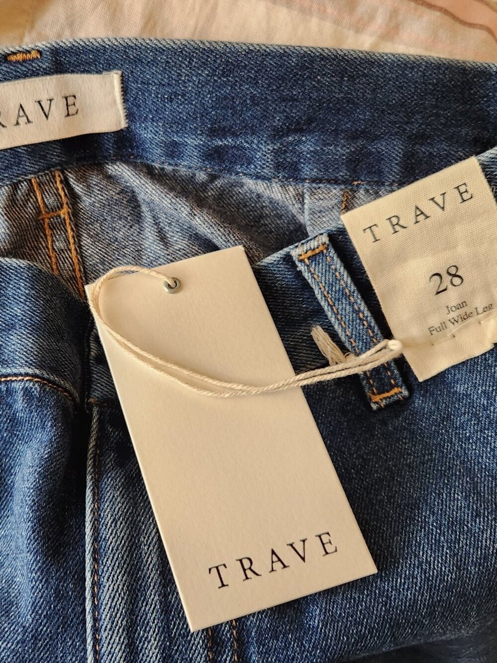 TRAVE Joan Full Wide Leg Women's Jeans -Sz 28 - NEW NWT - Picture 6 of 7